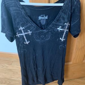 Sinful designer tee